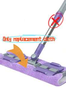 Extra Large 14" Professional Dust Mop Floor Cleaning System, Flat Mop Set With 1 Reusable Washable Pads - Microfiber Mops For Hardwood, Laminate, Tile Cleaning, Stainless Steel Handle, Suitable For Cleaning Bedroom, Kitchen, Living Room And Walls - Multicolor - View 14