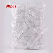 98/50 Per Piece Disposable Shower Cap, Waterproof Elastic Shower Cap, Shower Cap, Suitable For Bathing, Hair Care, Thickened Large Super Elastic Shower Cap, Convenient To Carry