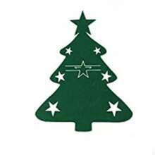 12pcs Christmas Flatware Holder Silverware Tableware Holders Cutlery Pockets Xmas Tree Dinner Knife Fork Covers For Home Holiday Party Place Settings Table Gifts And Ornaments Decorations - Multicolor - View 10