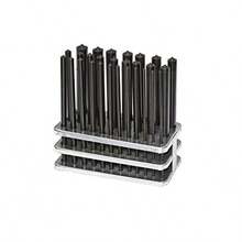 Juego de Punzones de Transferencia HHIP 8600-0041, 3/32-1/2 por 64ths y 11/32, 28 Piezas - Juego de letras de 26 piezas - Ver 9