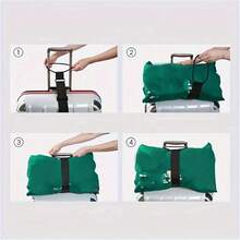 1pc Adjustable Compression Strap, Portable Luggage Packing Belt, Elastic Travel Bag Fixing Strap, Travel Accessory