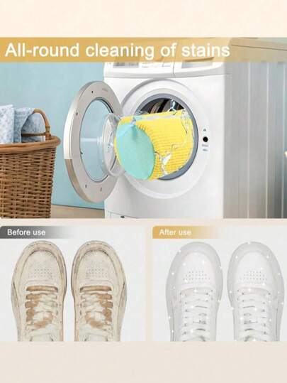 2025 New Hot Selling Shoe Washing Bag, Shoe Washing Machine Bag: Suitable For Washing Machines And Dryers. One Piece Reusable Shoe Cleaning Bag, Suitable For Sports Shoes And Tennis Shoes, Anti Fouling