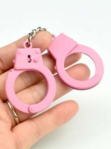 Accesorio de entretenimiento casual, divertido, mini, creativo, de ocio, de entretenimiento, llavero de esposas para parejas, juguete de pulgar, mejor regalo pequeño de llavero, colgante de llavero mini, juguete de juego multiocasión