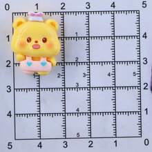 10/20/30pcs Cross-Border Cartoon Duck Decorative Beads Jewelry Sports Entertainment Hat Small Yellow Duck DIY Hair Clip Handmade Resin Accessories - Duck - View 8
