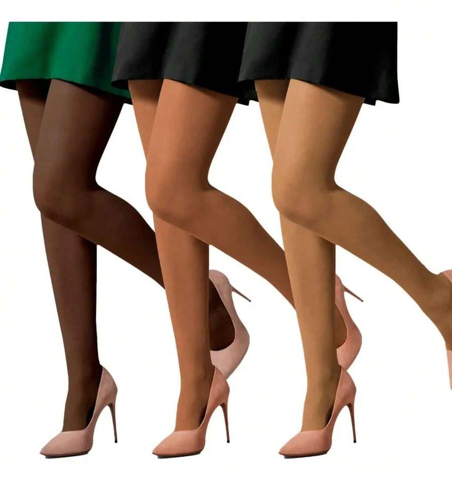 Selene Classic Microfiber Tights 9020.001 Thread 15 - Rust Brown - View 1