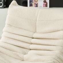 Bean Bag, Comfortable And Soft Lazy Sofa Lounge Chair, Carpet Sofa, Reading Chair, Leisure Chair, Suitable For Bedroom, Living Room, Office Or Lounge, Memory Foam, Modern Style, Durable And Easy To Care, Bedroom And Living Room Furniture, Suitable For Adults And Children (86 X 105 X 75 Cm) - trắng - Xem 11