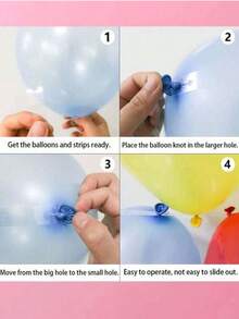 مجموعة إكسسوارات البالونات 1-8 قطع، سلسلة بالونات ذات فتحتين، نقاط غراء البالونات، شرائط عقدة الفراشة البالونات، فيونكة، نقاط بولكا، إكليل، مناسبة لحفلات الزفاف وأعياد الميلاد والتخرج والعودة إلى المدرسة وزينة عيد الميلاد