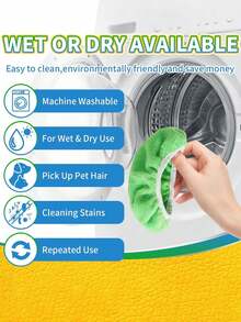 1/3/5/10 pièces Tampons de rechange de vadrouille verte réutilisables, compatibles avec les vadrouilles à balai. Parfaits pour le nettoyage des surfaces et des sols en bois dur (la vadrouille n'est pas incluse)