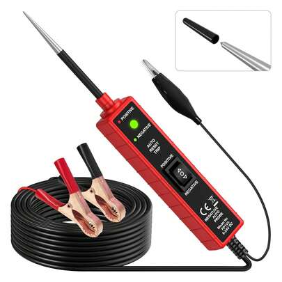 Power Circuit Probe Tester Automotive, 6V-24V DC Car Test Light Circuit Short&Open Finder Car Circuit Tester Diagnostic Tool With Continuity/Component/Grouding/Polarity Test