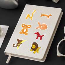 50pcs Cute Balloon Graffiti Stickers, Creative Personalized Stickers For Tablet, Diary Decoration Wall Decor Room Decor Wall Stickers Wall Sticker Home Decor