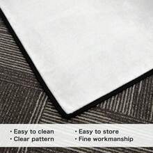 1pc Retro Curve Minimalist Geometric Area Rugs For Living Room, Floor Carpet For Bedroom, Carpets Home Decor Rugs, Homestay Hotel, Non-Slip Machine Washable Carpet, Home Decor Room Decor - Kiểu 1 - Xem 5