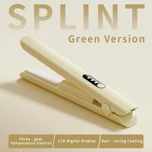 充电式收音机夹式USB直发器扁平卷发棒电动夹式三档温度可调陶瓷釉面板 - 彩色 - 查看 9