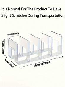 1/2 pezzi Divisori per borse e borsette, borse trasparenti per armadio, ripiani rimovibili per armadio, divisori pratici per libri, adatti per armadio, bagno, ufficio, organizzatore a L, scaffali di stoccaggio, organizzatore salvaspazio per casa, dormitorio, ufficio