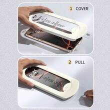 3 Stück Bildschirmschutz für iPhone 17, 17 Pro, 17 Air, 17 Pro Max, Vollflächenabdeckung, HD-Klar, kratzfest, fingerabdruckfest, staubfrei, unterstützt Fingerabdruck- und Gesichtserkennung zum Entsperren