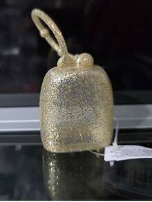 1 Llavero Porta Gel Sencillo - Dorado - Ver 2