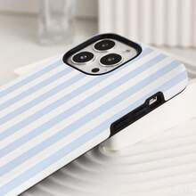 Fresh Blue White Stripes Personalized Phone Case For Phone 14 12 13 Pro Max XR 11 Pro Max Tough Cover SE Phone Case, Christmas Gift - Màu hỗn hợp 1 - Xem 6