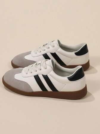 German Training Shoes, Women Sneakers Casual Sports Shoes Soft Sole Campus Style Ins All-Match