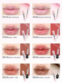 FLORTTE Glass Sea Series Solid Lip Gloss - P03# Pearlescent Sheen - View 11