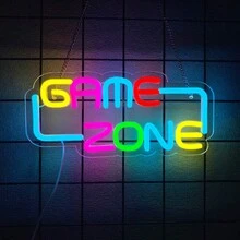 Papan Neon Zona Permainan, Papan Neon Permainan untuk Dekorasi Ruang Permainan - Papan Neon Permainan LED untuk Dekorasi Kamar Remaja Laki-laki, Dekorasi Dinding Gamer - Hadiah Gamer Terbaik untuk Anak Laki-laki, Anak-anak, Catu Daya USB Dapat Digunakan Kembali, Mudah Dipasang. - cahaya polikromatik - View 19