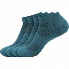 Calcetines deportivos de rayón de fibra de bambú para hombre - 25 Verde azulado desteñido - Ver 12