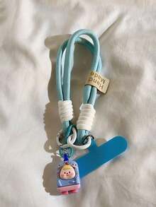 Colgante de teléfono con diseños de tortuga, nube y estrella - Correa de muñeca universal hecha a mano para teléfono, cámara, llaves - Accesorios de llavero con encantos de dibujos animados lindos - Empaque de multicolor