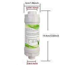 1 pieza Filtro de grifo de cocina blanco, elimina metales pesados e impurezas