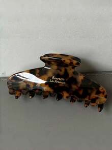 4pcs/1pc Acetate Fiber Hair Clips, Fashionable Acetate Fiber Hair Claws, High-Quality Clips, Nape Hair Clips, Women's Headwear, Hair Accessories, New Design, Warm For Autumn/Winter, Elegant Style, Nape Hair Claws, Suitable For Women And Girls, Holiday Gift, Daily Wear Elegant Claw Clip - Multicolor - View 19