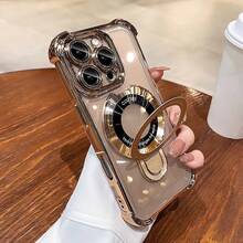 防摔防摔手机壳兼容 17 15 Pro Max 支架外壳豪华透明电镀气囊防震保护套兼容 17 6/7/8/X/XS/XR/11/12/13/14/15/16/16e、Galaxy S22/23/24/25/S24 FE/S25 EDGE、A04/05/06/A07/A14/A15/A16/A17/A24/A25/A34、Redmi Note 9/10/11/12/13/14、Redmi 9/10/12/13C 14C/A5/A3、OPPO、MOTO、Honor X、HW、RENO Realme C53 C55 C61 C63 C65 C75 - 金色 - 查看 8