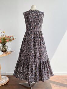 Rusttydustty 宽松V领休闲长裙，适合大码女性，波西米亚风格，适合复活节、海滩、音乐节、热带度假、网络星期一、圣诞节、感恩节、新年派对等场合。