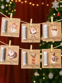 6 piezas Ideas de regalo de Navidad Portamonedas de regalo de Navidad, Diseño de Papá Noel de dibujos animados, Regalos en efectivo de Navidad, Rellenos de calcetín de Navidad, Sobres de Navidad, Embalaje de regalo de Navidad, Bolsas rojas de Navidad, Rellenos de bolsas de Navidad, Tarjetas de Navidad, Feliz Navidad, Decoraciones navideñas para el hogar, Decoraciones del árbol de Navidad, Adornos navideños, Nochebuena, Navidad, Decoración navideña, Decoración de Año Nuevo 2026