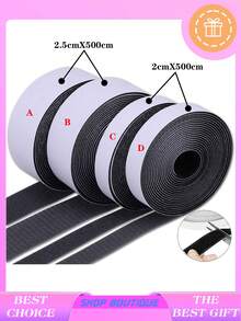 Double-Sided Hook And Loop Fastener Tapes With Adhesive Backing, Friction-Free, Suitable For Carpets, Window Screens, Hanging Decorations, Car Accessories, Sofa Cushions, Sockets, Tablecloths, Remote Controls And Various Other Items