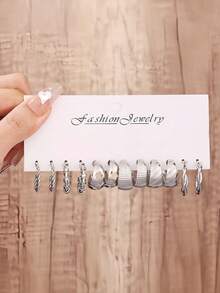 12/24/60 Pcs Faux Pearl Stud & Hoop Earrings Set For Women – Elegant & Minimalist Jewelry Featuring Imitation Pearls And Versatile Hoops, Perfect For Office Wear, Daily Outfits, Vacations & Parties, Thoughtful Gift For Mom, Wife, Sister Or Friends On Christmas, Valentine's Day, Birthday & Mother's Day