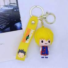 1pc HUNTER Anime Keychain Killua Zoldyck Hisoka Kurapika Gon Freecss Cartoon Handmade Pendant, Car Backpack Pendant Small Gift, Ideal Party Gift, Christmas Gift, Birthday Gift (Random Style Color) - Multicolor - View 4