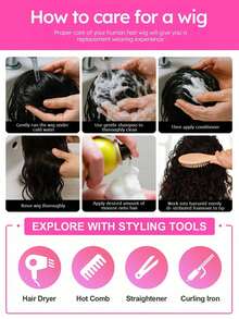 CURLYME Kinky Straight V Part Wig With Elastic Drawstring Upgrade U Part Wig Beginner Friendly Wigs No Leave Out Hand Tied Glueless Wigs Protective Style Wear Go Wigs For Women - SNatural - View 9