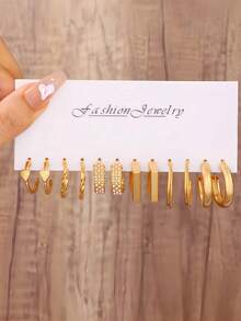 12/48/60 Pcs Faux Pearl Stud & Hoop Earrings Set For Women – Elegant & Minimalist Jewelry For Daily Office Wear, Work Outfits, And Gifts For Mom Or Wife– Statement Winter Christmas Accessories, Vintage Decorations, Stack Jewelry