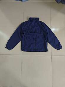 1pc Stand Collar Jacket, Featuring Minimalist Casual Style, Made Of Lightweight Breathable And Dirt-Resistant Fabric, With 3D Tailoring And Hidden Pockets, Suitable For Urban Youth's Daily Commute And Light Outdoor Exploration, Meeting The Needs Of Fashionable And Practical Dressing