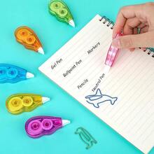 6 Pieces Correction Tape - White Out Correction Tape With No Drying Time, Easy To Use Applicator Instant Corrections, Writing Tape School Supplies, Office, 15x 158 Inch - trắng - Xem 2