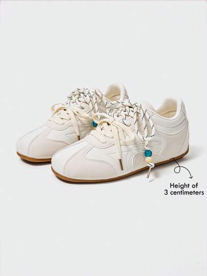 MASKERT 女士休闲运动鞋，阿甘鞋，女式训练鞋，女式增高鞋，绒面革鞋面，橡胶鞋底，休闲舒适