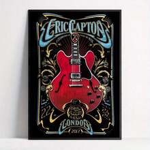 Póster de concierto vintage en lienzo - Arte de pared sin marco para amantes de la música, perfecto para la decoración de la sala de estar, el dormitorio y la oficina en el hogar