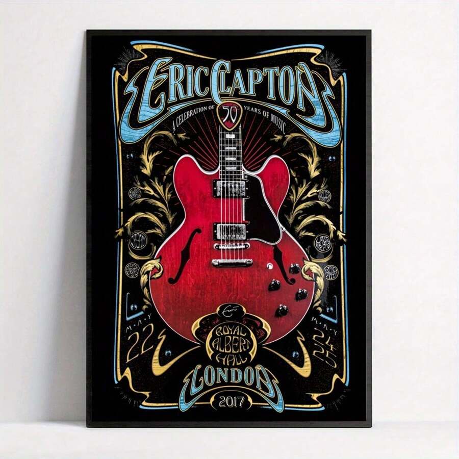 Póster de concierto vintage en lienzo - Arte de pared sin marco para amantes de la música, perfecto para la decoración de la sala de estar, el dormitorio y la oficina en el hogar