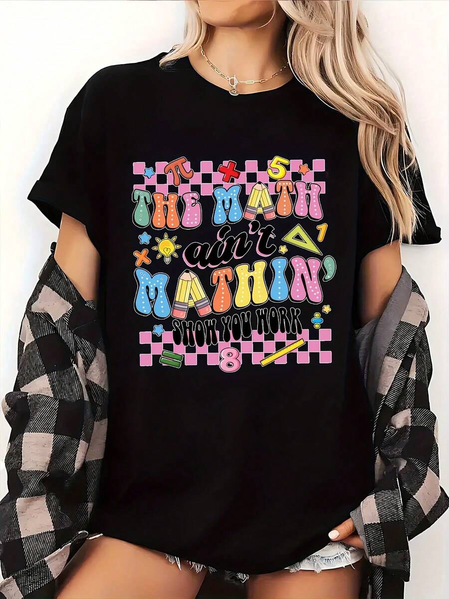 Math Teacher T-Shirt, Teacher T-Shirt, Math Lovers, Back To School T ...