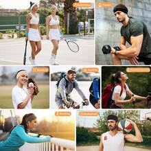 4/6/8/10/12/16/20 Stück Modische Sport Stirnbänder für Frauen, rutschfeste Stirnbänder für Frauen, Stirnbänder, Mehrfarbig, Sportlich, Dehnbar & schweißableitend; Yoga, Haraccessoires, Zufällig, rutschfeste Mode Sport Haarbänder, Weiche Tuch Dehnbare Stirnbänder für Workout, Yoga, Laufen Herbst Winter für Urlaubsoutfits Frau Frauen Bandanas Winter Kopftuch