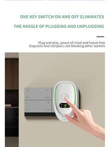 RAF MSS 插电式迷你负离子空气净化器适用于办公室卧室消除异味和甲醛除尘器厕所除臭剂 - 美規A型插(110-127V) - 查看 11