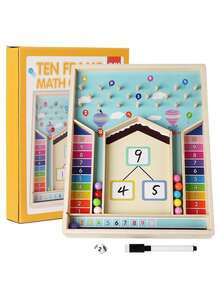 10 Pcs Kids Early Learning Number Decomposition Bead Game, Baby Enlightenment Math Ability Educational Puzzle Toy - Multicolor - View 1