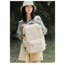 Airline Approved Expandable Waterproof Multifunctional Travel Backpack W02 - 咖啡棕 - 查看 10