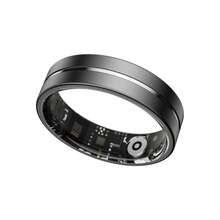 SIMSONLAB Unisex Smart Ring With Fitness Tracker, IP68 Waterproof, Smart Touch Control, Stainless Steel Material, Gesture Photo Capture, Ultra-Low Power Consumption