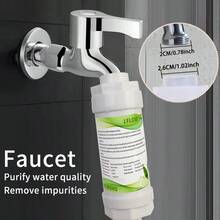 1 pieza Filtro de grifo de cocina blanco, elimina metales pesados e impurezas