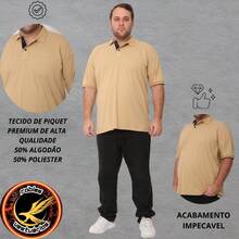 PIQUT 30.1 PREMIUM MEN'S POLO SHIRT PLUS SIZE G1 G2 G3 ROBLES EXTRA LARGE SIZES LUXURY ELEGANT
