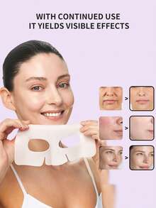 胶原蛋白面膜 3 片装 生物胶原蛋白深层夜间面膜 女士护肤深层补水收缩毛孔面膜