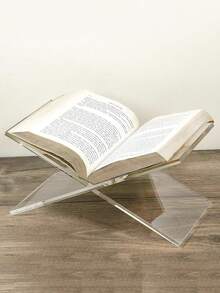 Acrylic X Type Book Reading Stand Book Stand Base Book Holder, Desktop Books, Picture Album Magazine Display Stand X Type, Book Stand, Reading Tray Rack